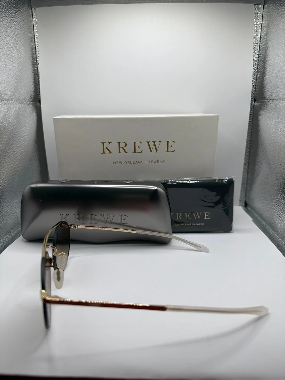 KREWE Active Unisex Driskill Brow Bar Polarized Round Sunglasses, 50mm